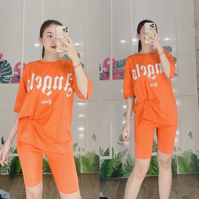 [KÈM ẢNH VIDEO THẬT] ( Có tới bigsize 80kg ) Đồ bộ nữ set bộ lửng mặc nhà đẹp