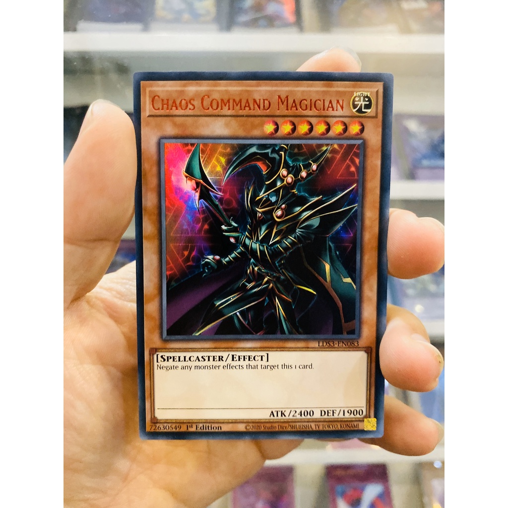 Thẻ Bài YugiOh! Mã LDS3-EN083 - Chaos Command Magician - Ultra Rare (Red) - 1st Edition