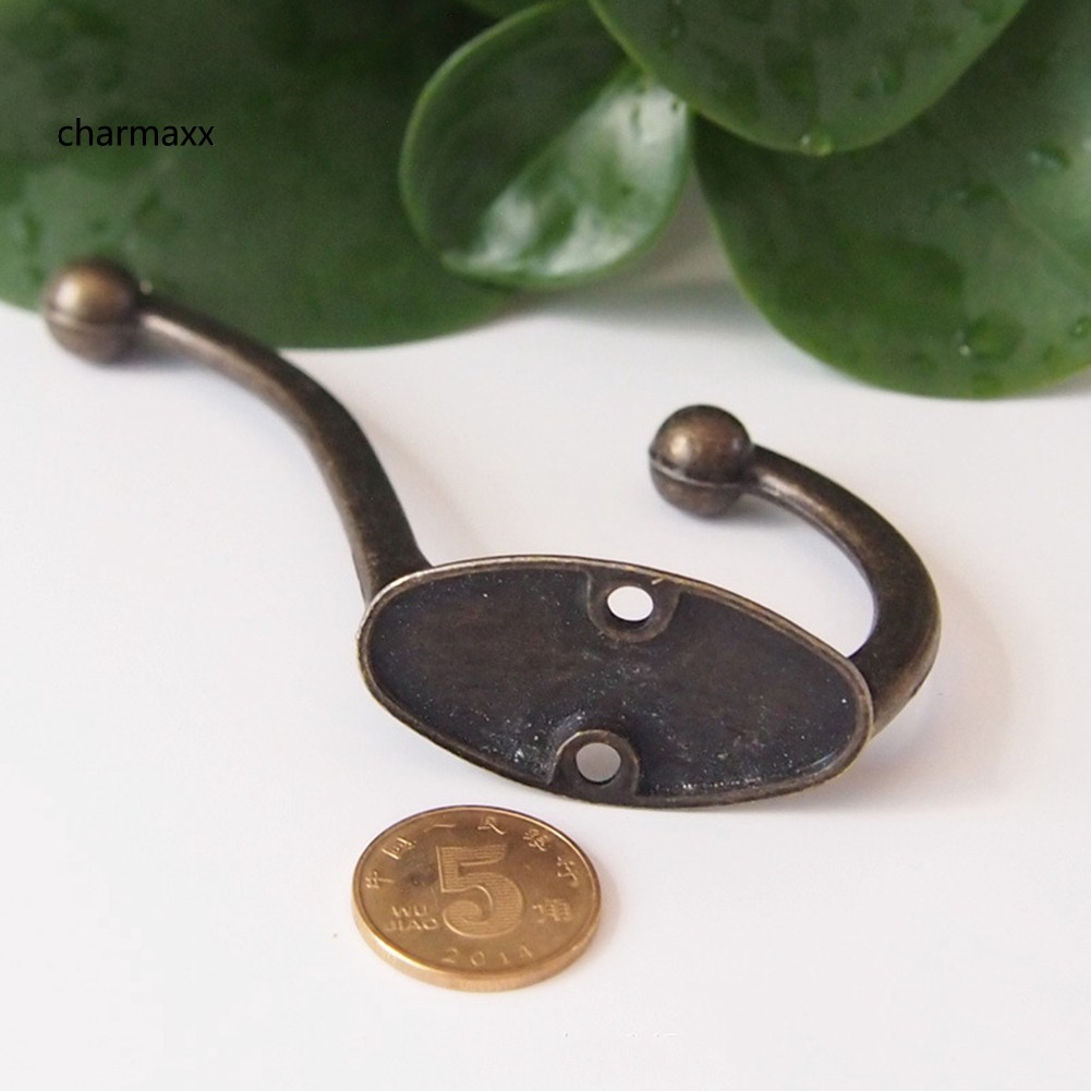 CMAX_Vintage Bronze Home Furniture Wardrobe Wall Mount Hook Clothes Towels Hanger