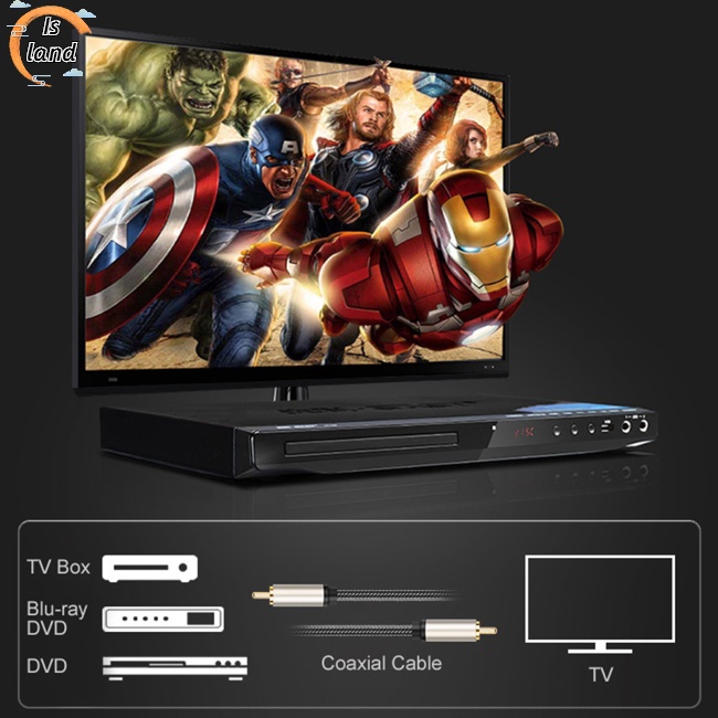 Dây Cáp Âm Thanh Đồng Trục Kỹ Thuật Số Rca Sang Rca Mạ Vàng