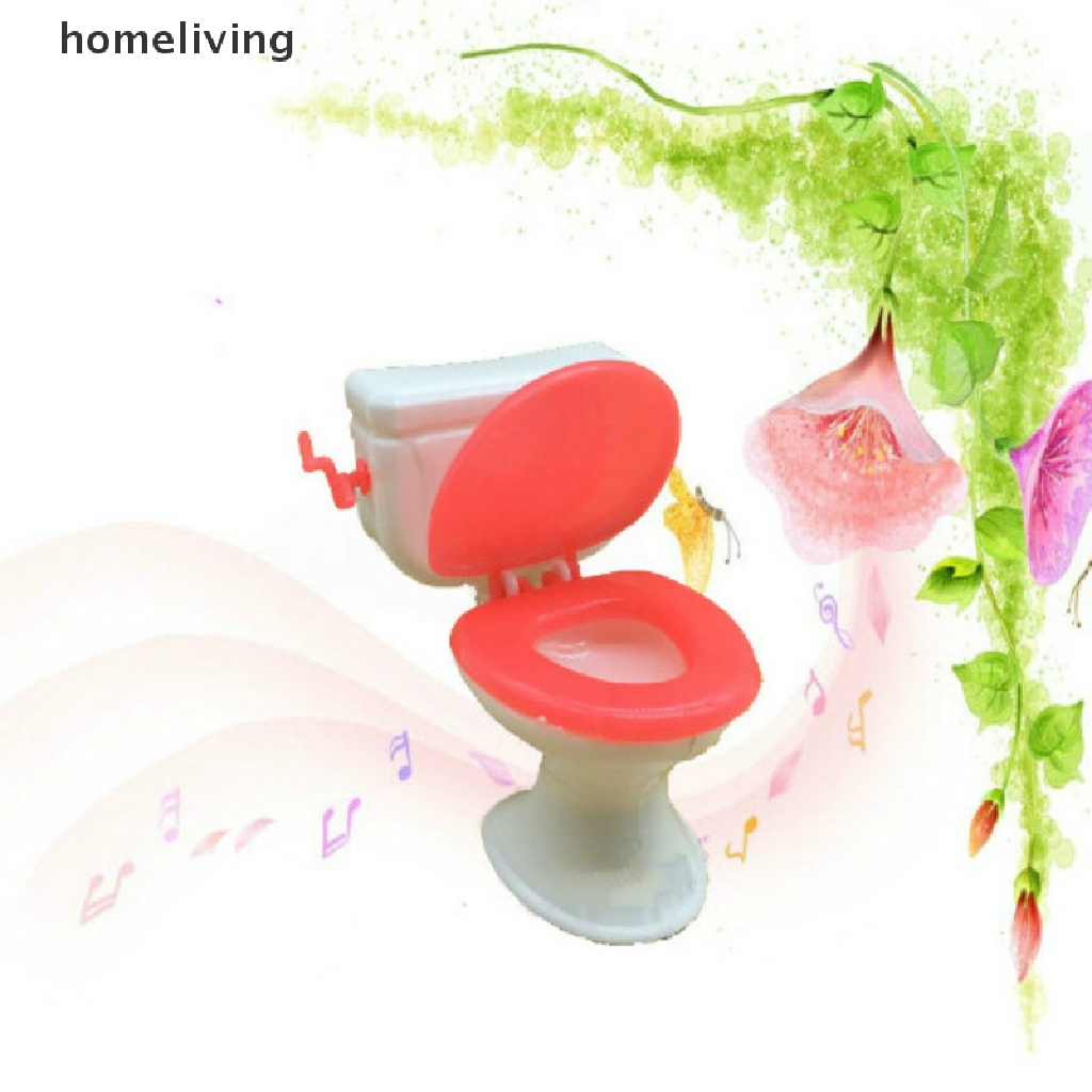 Ghế Ngồi Toilet Thời Trang Cho Búp Bê Barbie 1 Đóng + 1 Chậu Rửa