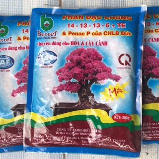 Phân bón NPK 14-13-13 chuyên dùng cây cảnh(3 gói)