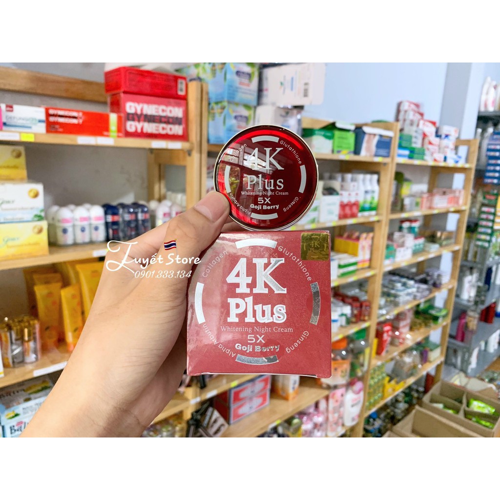 Kem 4k đỏ plus chính hãng Thái Lan