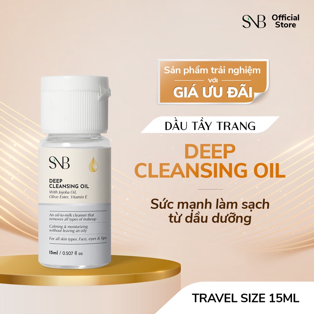 Dầu Tẩy Trang Deep Cleasing Oil SNB 15ml