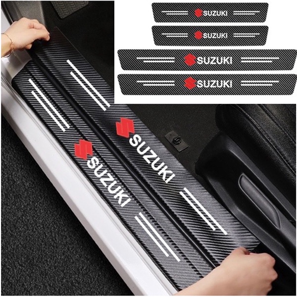 Nẹp Dán Vân Carbon Chống Trầy Xước Bảo Vệ Bậc Cửa Xe Hơi/ Bảo Vệ Cốp Sau Xe Hơi Cho Nhiều Hãng Xe sasa