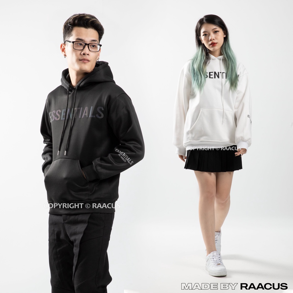 Áo khoác nỉ hoodie Essentials nam nữ nỉ bông siêu ấm, áo nỉ hoodie nam nữ unisex Raacusstore | BigBuy360 - bigbuy360.vn