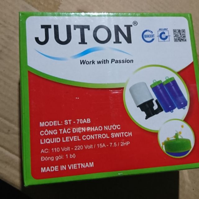 Phao điện Juton giá rẻ hàng chính hãng