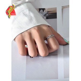 🌸🌸Nhẫn nữ làm như cũ kích thước điều chỉnh kích thước điều chỉnh bạc đơn giản NH054