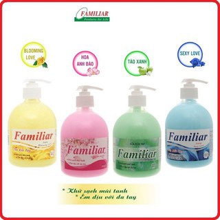 Nước rửa tay tiệt trùng sát khuẩn hương trái cây , nước hoa táo kiwi livy lavender Salome Familife 500ml