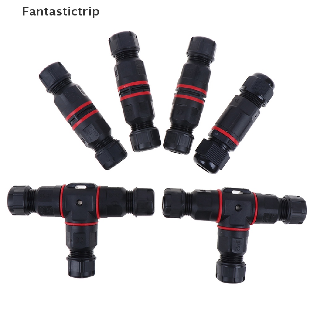 Set 2 Đầu Nối Dây Cáp Chống Thấm Nước 3p 4p Chuyên Dụng
