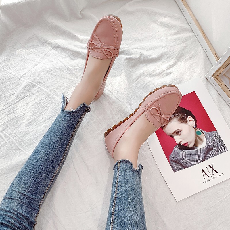 Giày lười bằng da PU thời trang thanh lịch dành cho nữ | BigBuy360 - bigbuy360.vn