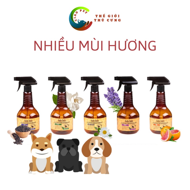 [530ml] XỊT KHỬ MÙI DƯỠNG LÔNG BUDLE'BUDLE