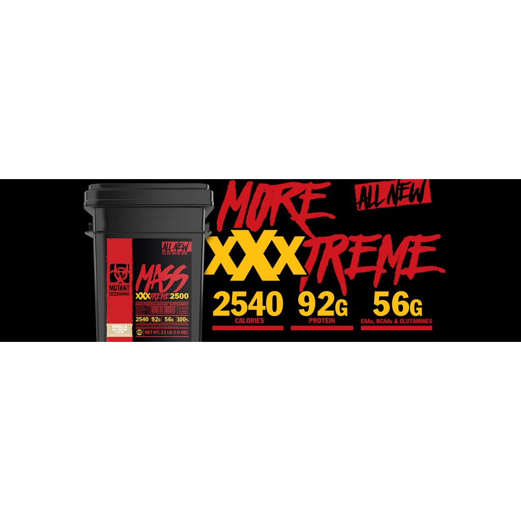 Sữa Tăng Cân Tăng Cơ Nhanh Cho Người Tập Thể Hình Mutant Mass Xtreme Túi 1KG
