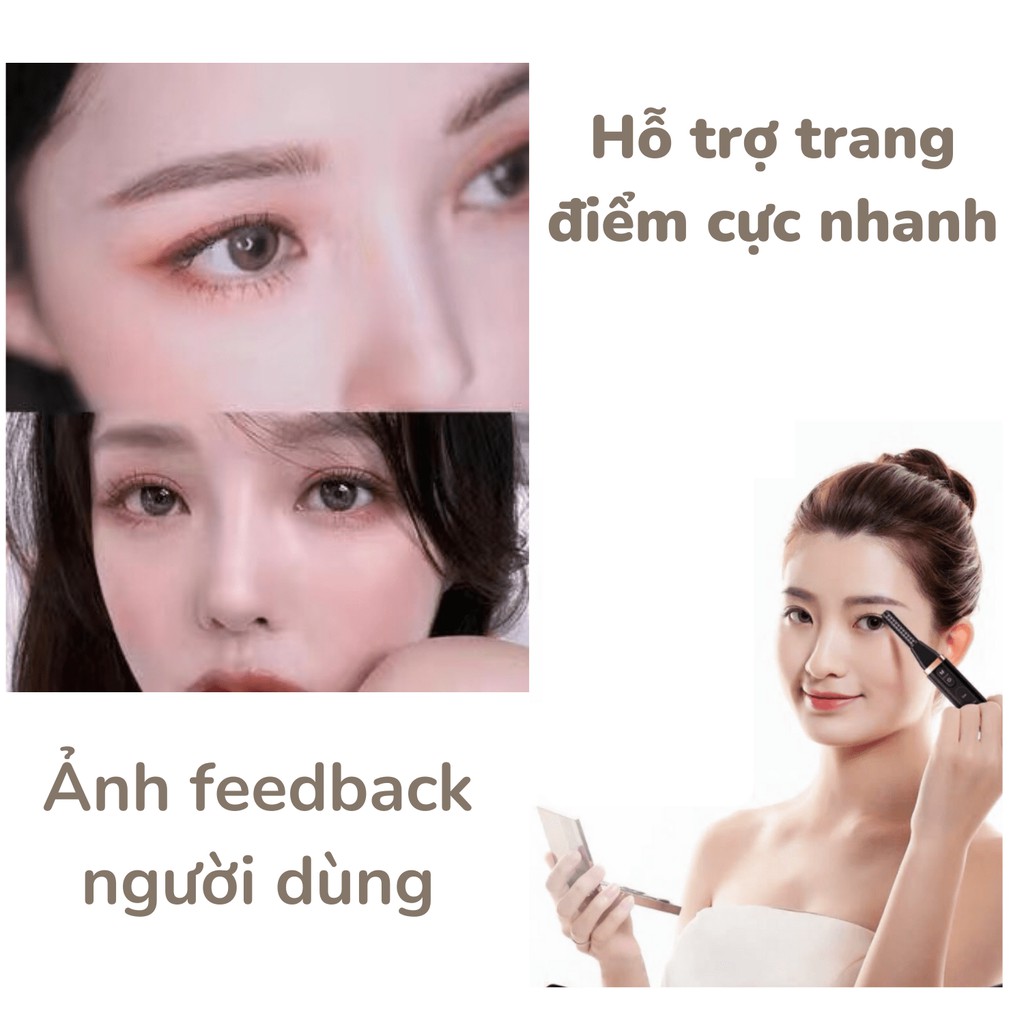 Máy uốn mi cong bằng nhiệt tự động 3 cấp độ cong lâu và nhanh hơn, máy làm cong mi thay thế kẹp mi