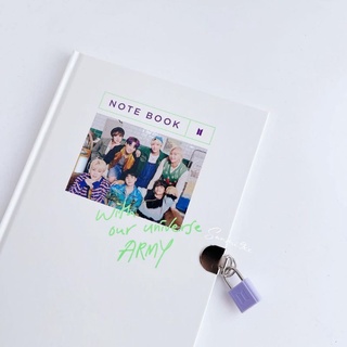 VStore -  duyendo97 [BTS] DECO KIT NOTE with LOCK - Sổ khóa deco kit (hàng có sẵn)