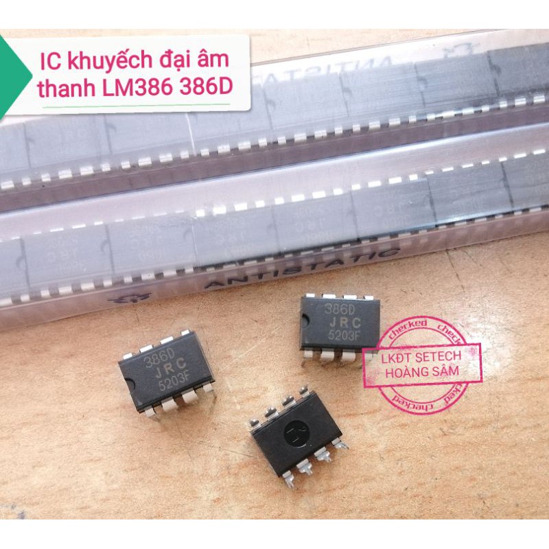 IC khuyếch đại âm thanh LM386 386D DIP-8 8 chân cắm