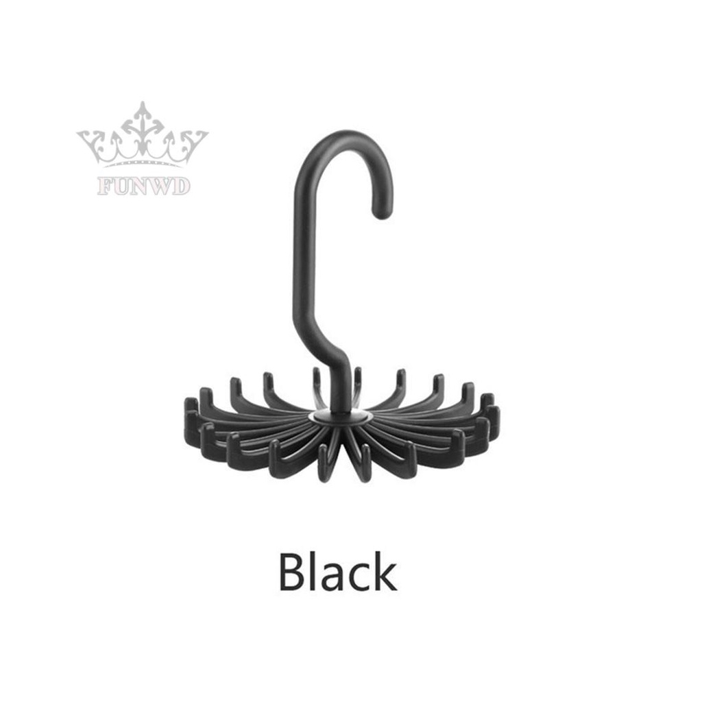 【FUNWD】360º ROTATING BELT TIE HANDBAG RACK CLOSET ORGANIZER HOLDER 20 HOOKS// HOT SELL