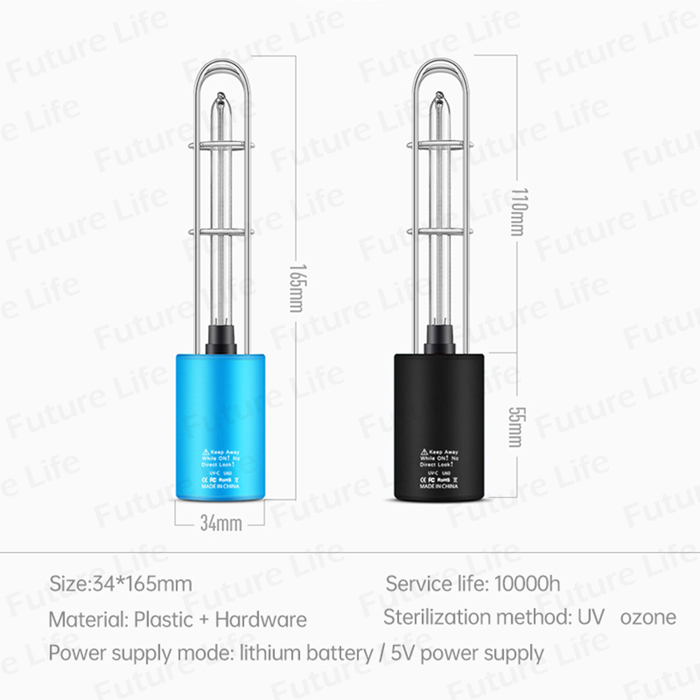 máy tiệt trùng bình sữa máy tiệt trùng uv Ultraviolet Disinfection Lamp Đèn khử trùng tia cực tím cầm tay có thể sạc lại loại bỏ mùi hôi Đèn diệt khuẩn bằng tia cực tím gắn trên xe làm tăng ion âm