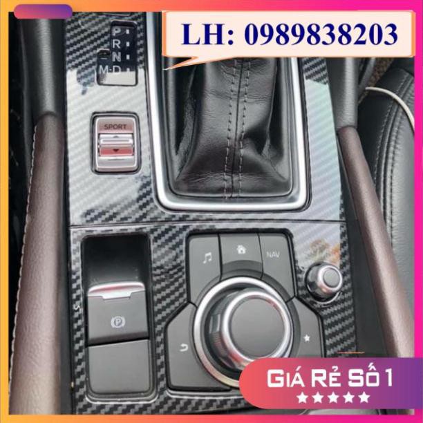 Ốp nội thất Mazda 3 2017-2019 mạ Vân cacbon - hàng cao cấp