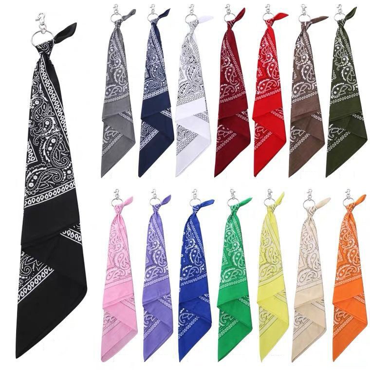 Khăn bandana tặng khuyên tròn tạo phong cách riêng BDN01 (theo lựa chọn)