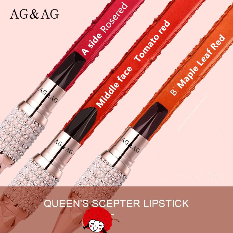 Thỏi son 3 màu AGAG dưỡng ẩm siêu lì | BigBuy360 - bigbuy360.vn