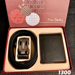 Set thắt lưng + ví pierre cardin chính hãng 100%