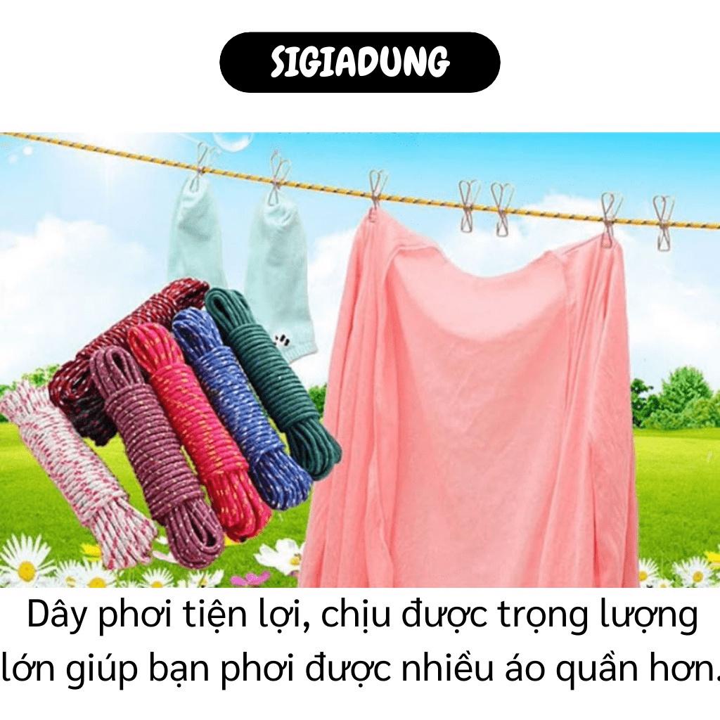 [SGD] Dây Phơi Quần Áo - Cuộn Dây Dù 10m Đa Năng, Cột Lều Trại, Câu Cá, Chịu Lực Lớn 5341