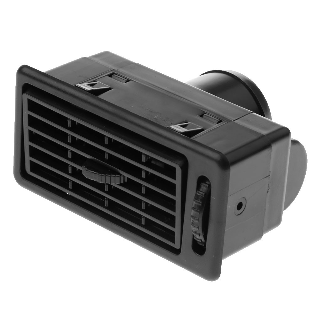 Black Car Truck RV ATV Heat AC Air Exhaust Vent Dash Ventilation Outlet