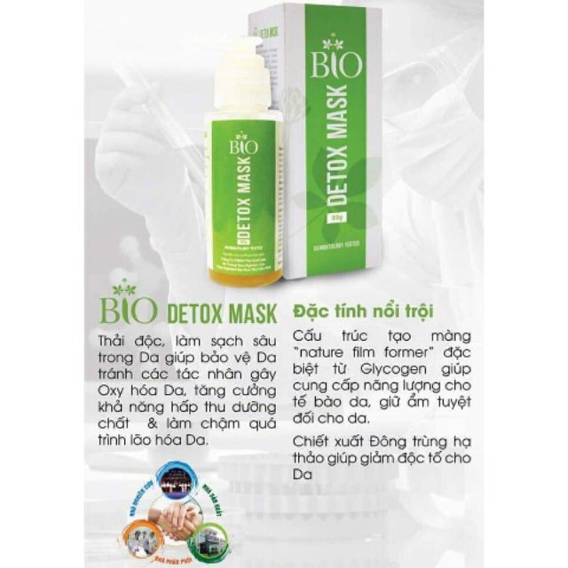 Thải độc bio detox mask 80g của Mediworld MiGin Store