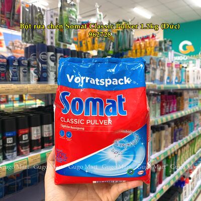 Viên rửa bát Finish All in 1 - Bộ sản phẩm Somat muối rửa