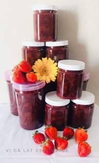 Mứt dâu tây sạch 500g
