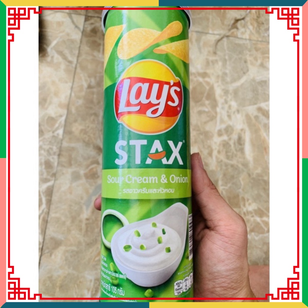 Khoai tây ống Lays stax 105g/160g [ Đủ Vị ] ( Đại lý Ngọc Toản)