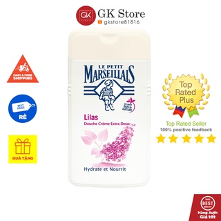 Sữa Tắm Dạng Kem Chiết Xuất Từ Hoa Tử Đinh Hương - Le Petit Marseillais Lilas  250ml