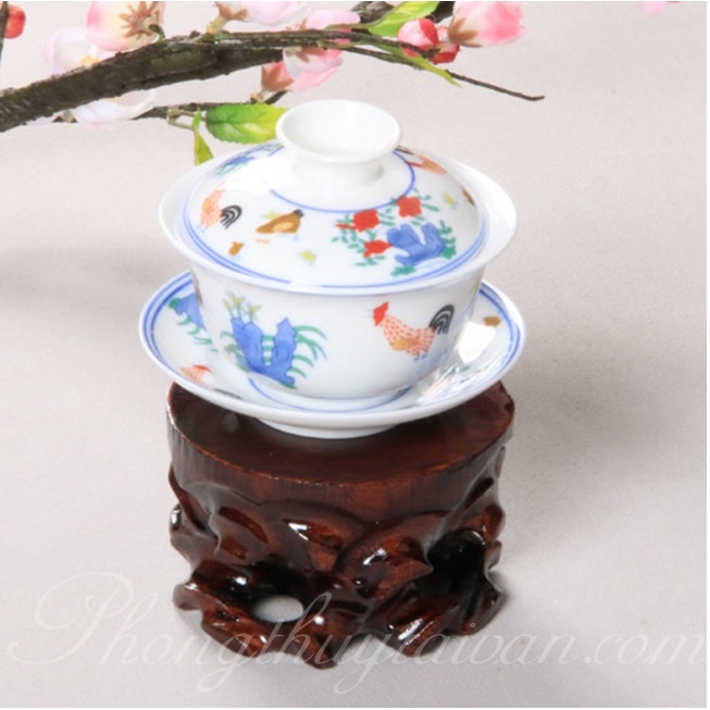 Đế kê Gỗ Tròn chân cao 9cm*6.2cm