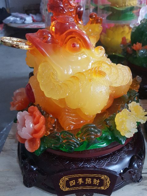 Cóc Thiềm Thừ Thờ Thần Tài Cao 30cm