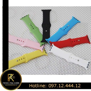[Siêu rẻ] Dây Cao Su Apple Watch (Dây Đồng Hồ Apple Watch) [Hình thật 100%]