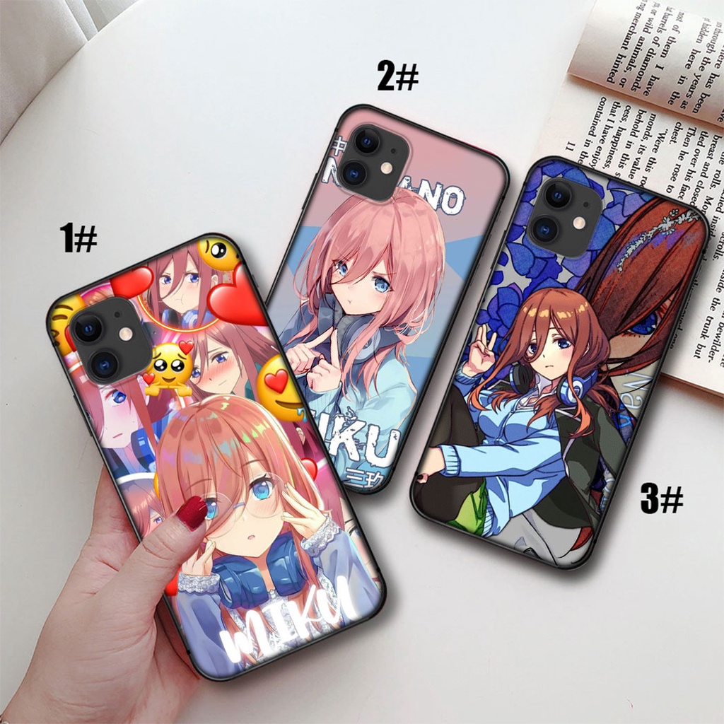 Ốp Điện Thoại Hình Hatsune Miku Nakano Girl Cho iPhone 12 13 Mini 11 Pro Max 88JBB