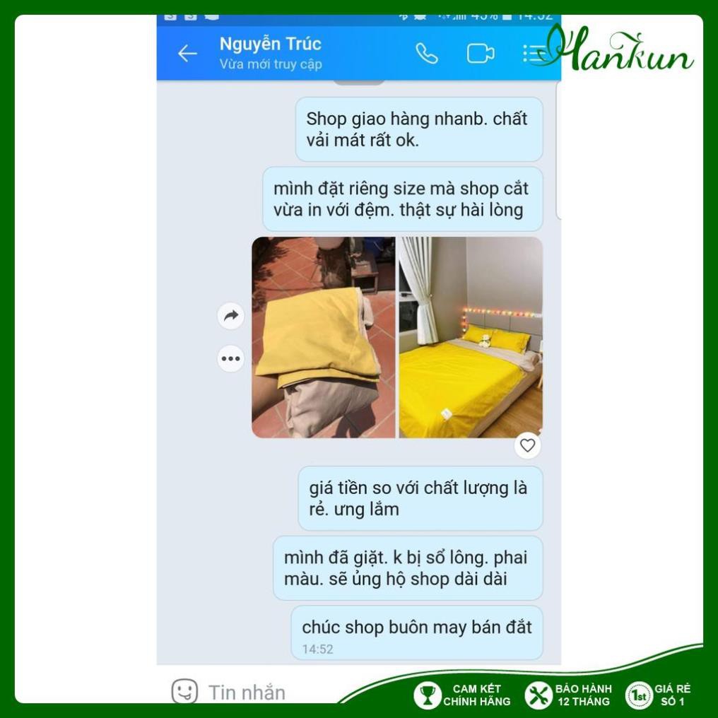 Bộ chăn ga cotton Tici cao cấp nhập khẩu Hàn Quốc đủ size đủ màu (không kèm ruột) | BigBuy360 - bigbuy360.vn