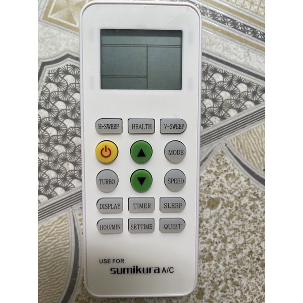 REMOTE ĐIỀU KHIỂN MÁY LẠNH ĐIỀU HOÀ SUMIKURA MẪU 6
