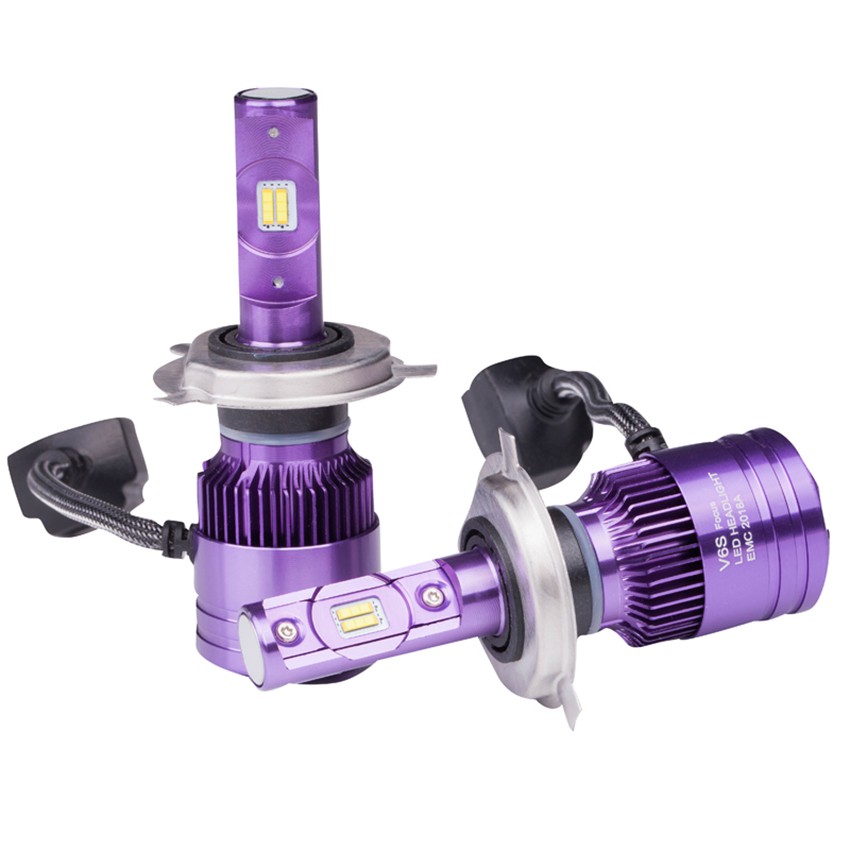 Đèn led ô tô|Đèn Pha ô tô H4|Đèn led siêu sáng h4 12-24V -2