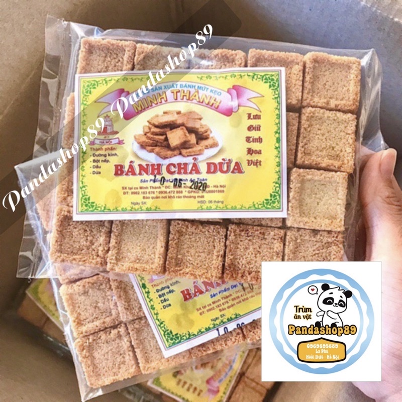 Bánh chả dừa Minh Thành (gói 20 miếng)