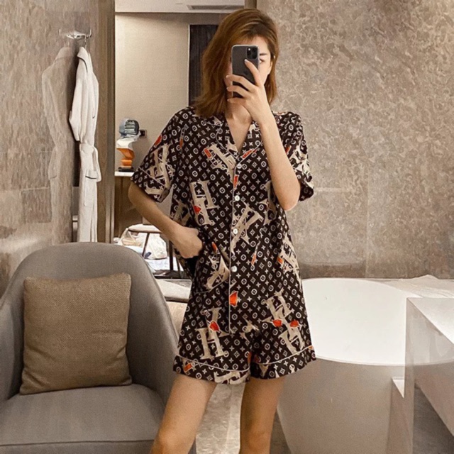 [ ẢNH THẬT + ĐANG GIẢM GIÁ ] BỘ LỤA PIJAMA CAO CẤP