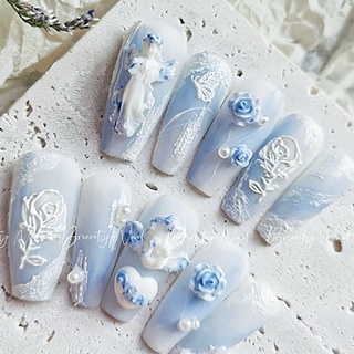 Set 10 Charm thiên thần trang trí móng mới
