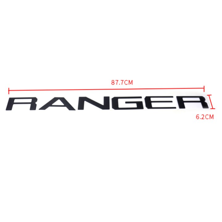 Logo Chữ RANGER 3D Nổi Dán Trang Trí Đuôi Xe Ford Ranger - logo