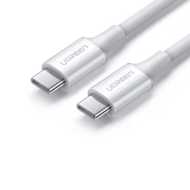 Cáp usb type c revolution 2.0 vỏ abs màu trắng Ugreen 60551 60552 US300