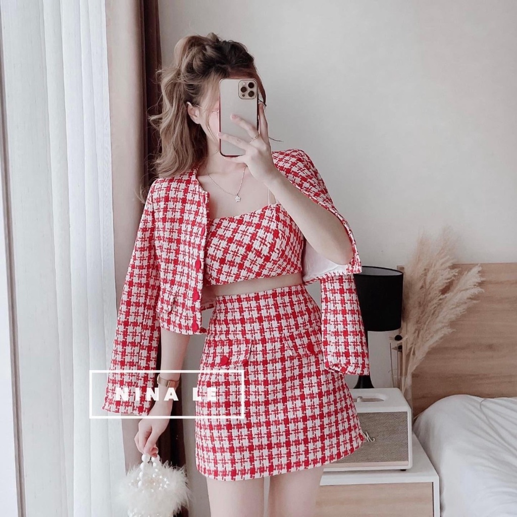 Set Dạ 3 Món đỏ