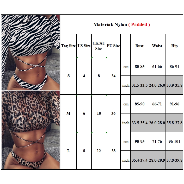 Bikini Nữ In Hoạ Tiết Da Báo Gợi Cảm | BigBuy360 - bigbuy360.vn