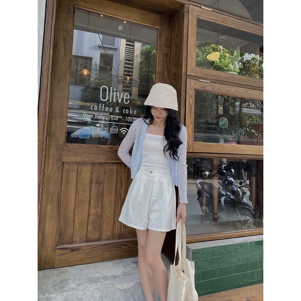 Áo len khoác 1 cúc