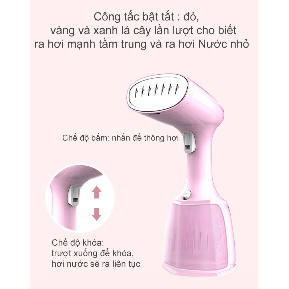 Simplus Bàn ủi hơi nước gia đình công suất lớn 1500w bàn ủi hơi nước cầm tay mini ủi quần áo nhỏ cầm tay