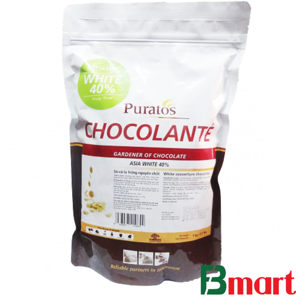 Socola Trắng Puratos 1kg